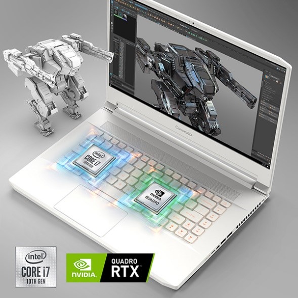 Acer ConceptD 7 Pro CN715-72P NVIDIA Quadro RTX 3000