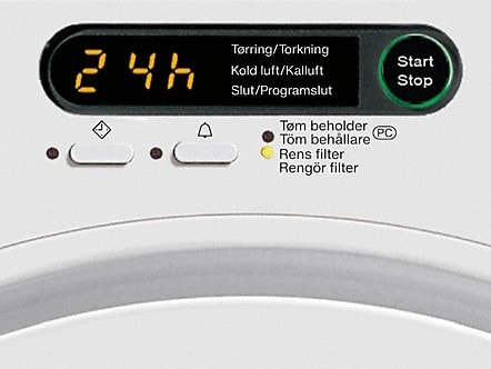 Miele Visning "Rengjør luftveier" Miele Visning "Rengjør luftveier"