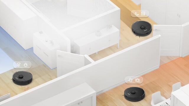 Nnå blir det lekende lett å kontrollere nøyaktig hvordan roboten behandler ulike overflater. Nnå blir det lekende lett å kontrollere nøyaktig hvordan roboten behandler ulike overflater.