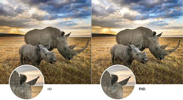 Full HD-oppløsning Full HD-oppløsning