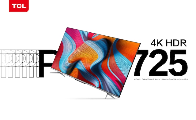 TCL 55" P725 4K UHD Android TV TCL 55" P725 4K UHD Android TV
