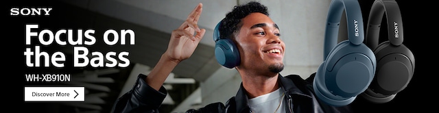 Sony WH-XB910N trådløse hodetelefoner - Blå