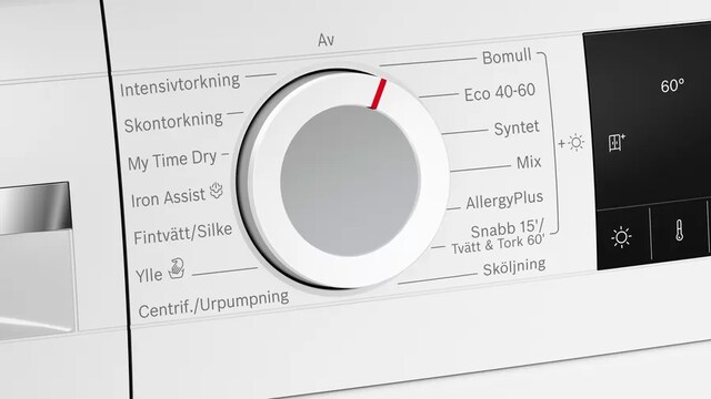 Bosch WNA144L9SN Kombinert vaskemaskin/tørketrommel
