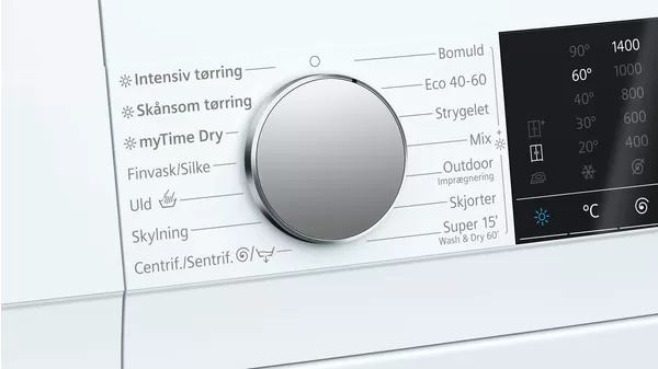 Siemens WN44A1L9DN Kombinert vaskemaskin/tørketrommel