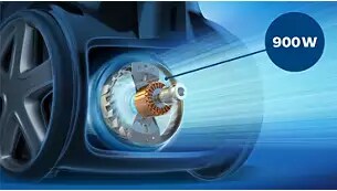 Philips XD3112/09 Kompakt Støvsuger 900W