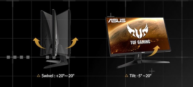 ASUS 27" gamingskjerm TUF VG27AQ1A ASUS 27" gamingskjerm TUF VG27AQ1A