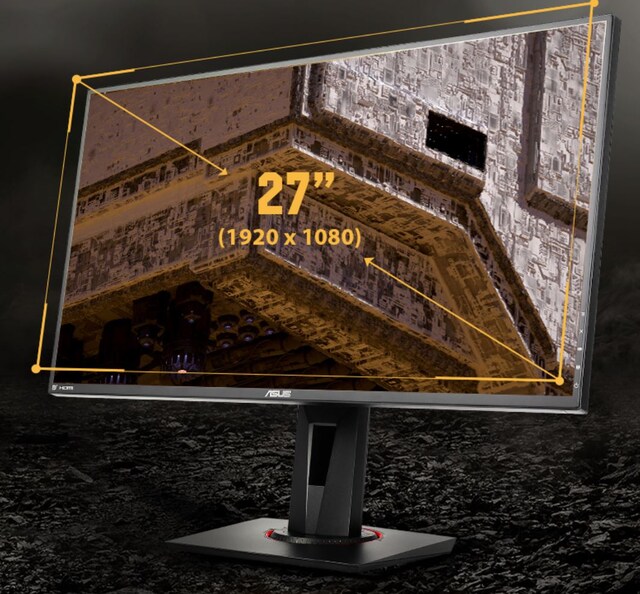 ASUS 27" gamingskjerm TUF VG279QR ASUS 27" gamingskjerm TUF VG279QR