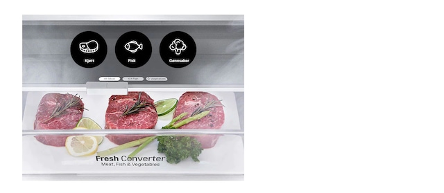 LG GBB72MCVGN Kombiskap LG GBB72MCVGN Kombiskap