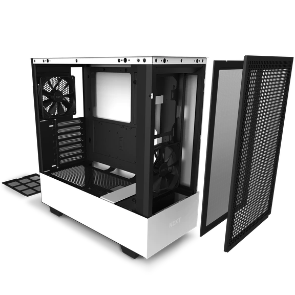 NZXT H510 Flow White miditårn NZXT H510 Flow White miditårn