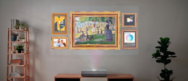 Optoma 4K DLP Projektor CinemaX P2 Infowall