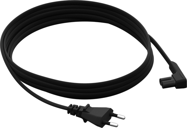 Sonos vinklet strømkabel, 3,5m Svart Sonos vinklet strømkabel, 3,5m Svart