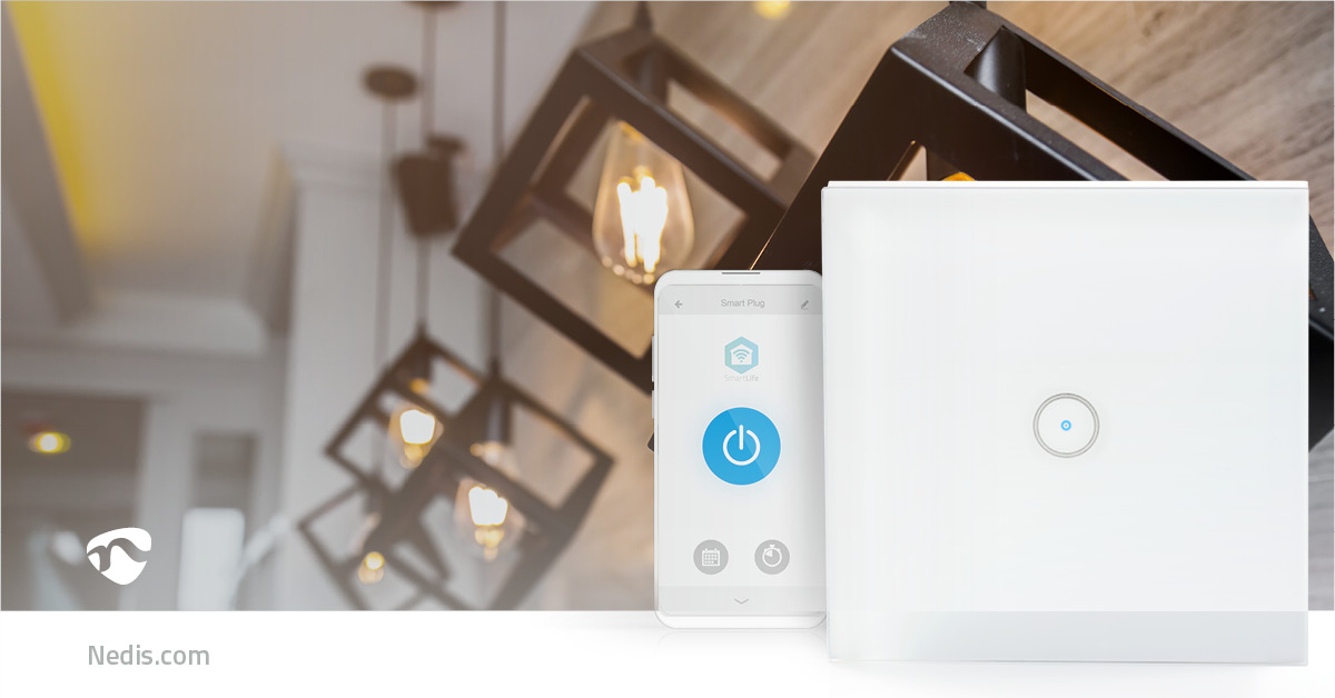 Nedis SmartLife Wall Switch, Wi-Fi