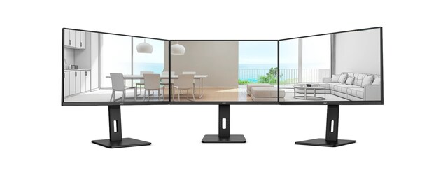 AOC U32P2CA Rammeløst Design AOC U32P2CA Rammeløst Design