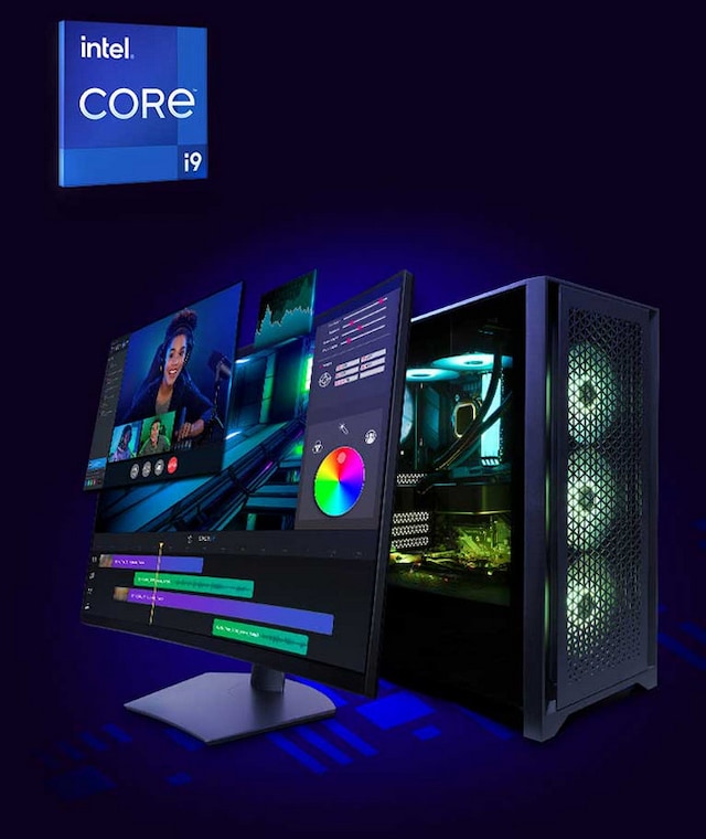 intel 12900ks datamaskin og skjerm intel 12900ks datamaskin og skjerm