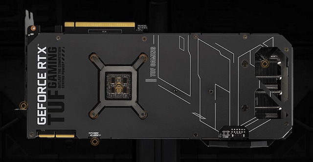 3090 TI TUF design bakside 3090 TI TUF design bakside