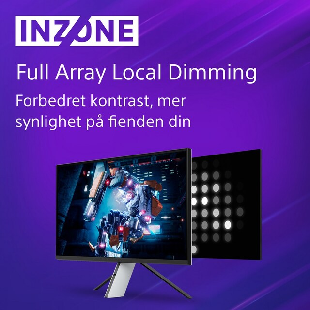 Sony 27" 4K gamingskjerm 27M90