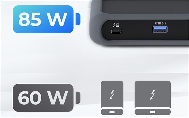 85 W Power Delivery – ICY BOX Hub 85 W Power Delivery – ICY BOX Hub