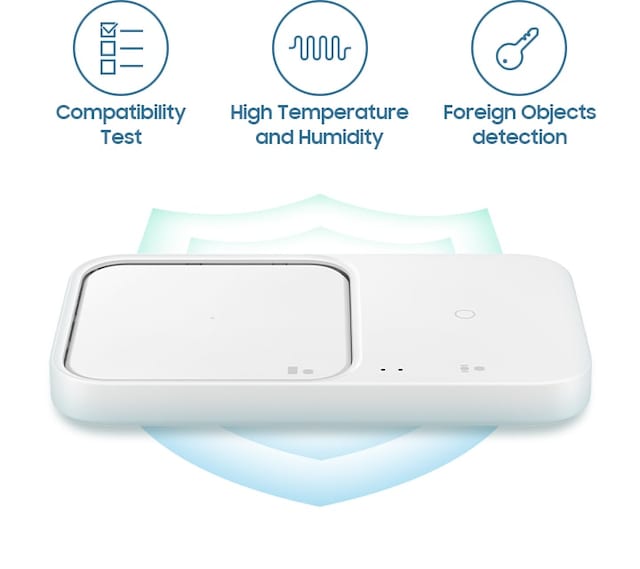 Beskyttet med sikker lading Beskyttet med sikker lading