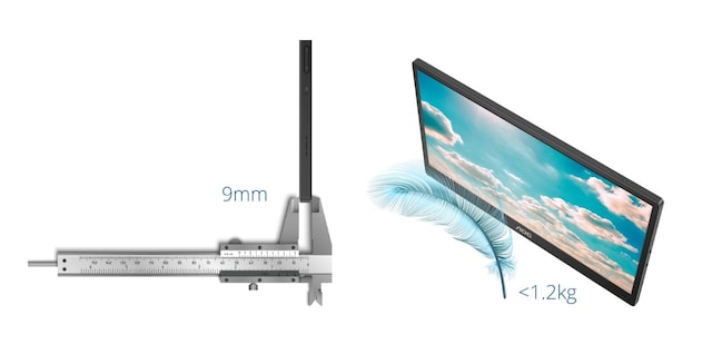 AOC 16" portabel monitor 16T2