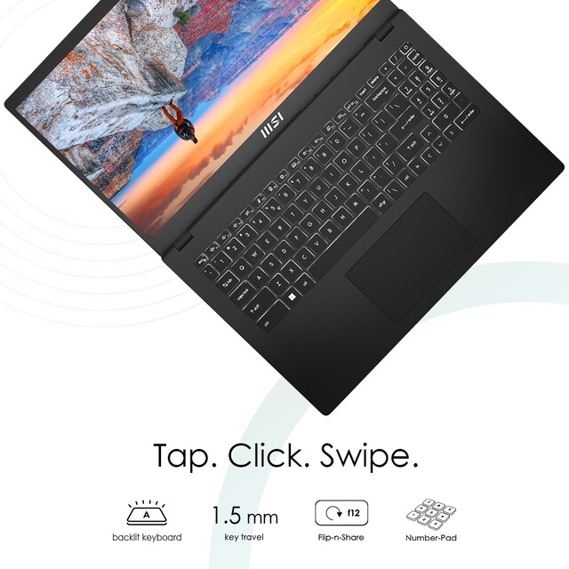 MSI Modern 15,6" FHD-laptop MSI Modern 15,6" FHD-laptop