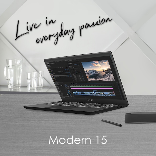 MSI Modern 15,6" FHD-laptop MSI Modern 15,6" FHD-laptop