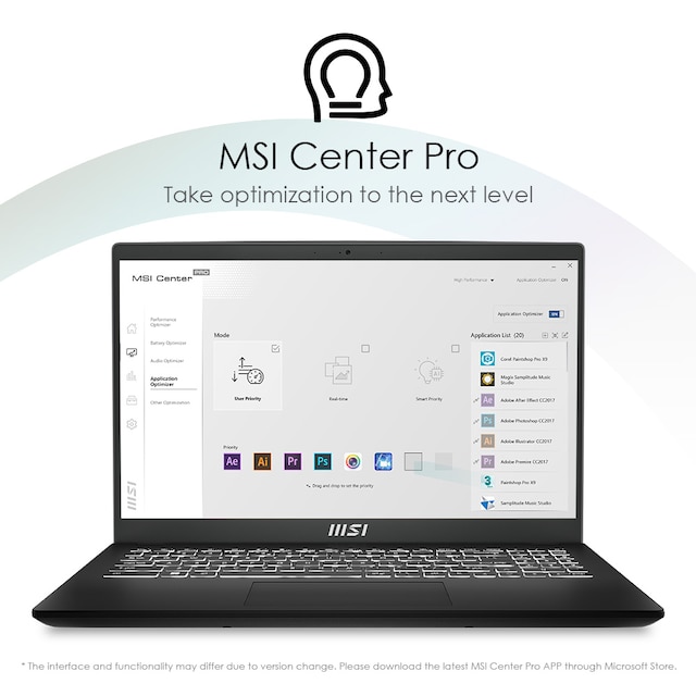 MSI Modern 15,6" FHD-laptop MSI Modern 15,6" FHD-laptop