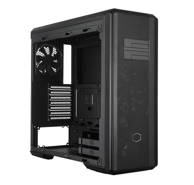 Støtte for opptil seks 120 mm-vifter