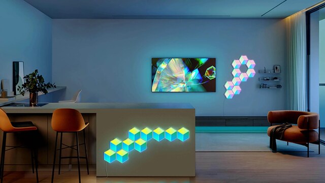 Beveg deg til de flytende rytmene til lyseffektene