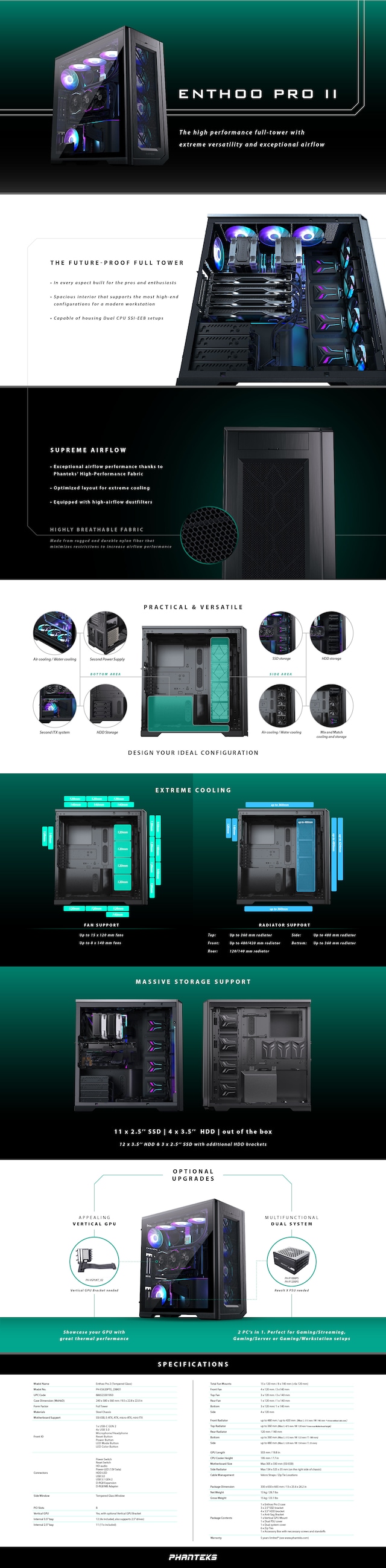 Phanteks Enthoo Pro 2 Phanteks Enthoo Pro 2