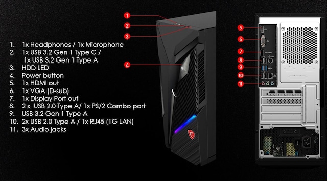 MSI MAG Infinite S3 gaming desktop MSI MAG Infinite S3 gaming desktop