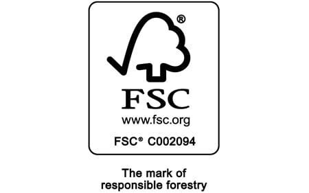 FSC 100% seritifisert tre FSC 100% seritifisert tre