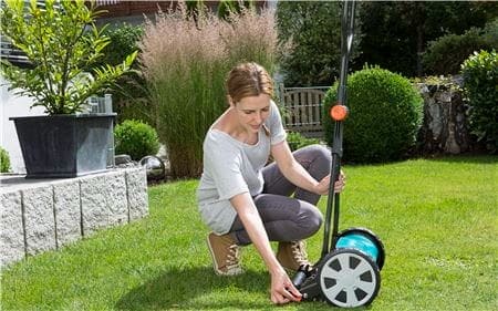 Enkel justering av klippehøyden Enkel justering av klippehøyden