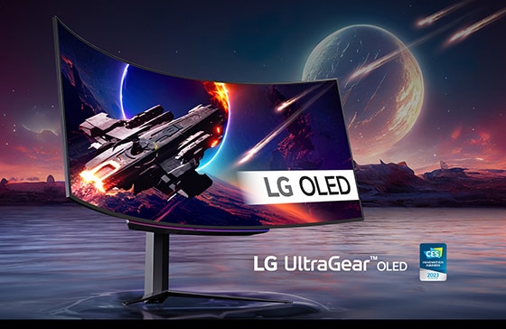 LG 45" UltraGear buet gamingskjerm 45GR95QE LG 45" UltraGear buet gamingskjerm 45GR95QE