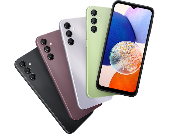 Fem enheter ligger på linje i en halvsirkel. Enheten lengst til høyre vender opp og viser en bakgrunn med flere fargede kuler. De resterende fire er snudd, og er i fargene svart, mørkerød, sølv og lysegrønn. Fem enheter ligger på linje i en halvsirkel. Enheten lengst til høyre vender opp og viser en bakgrunn med flere fargede kuler. De resterende fire er snudd, og er i fargene svart, mørkerød, sølv og lysegrønn.