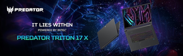 Acer Predator Triton 17 X PTX17-71 17" gaming laptop Acer Predator Triton 17 X PTX17-71 17" gaming laptop