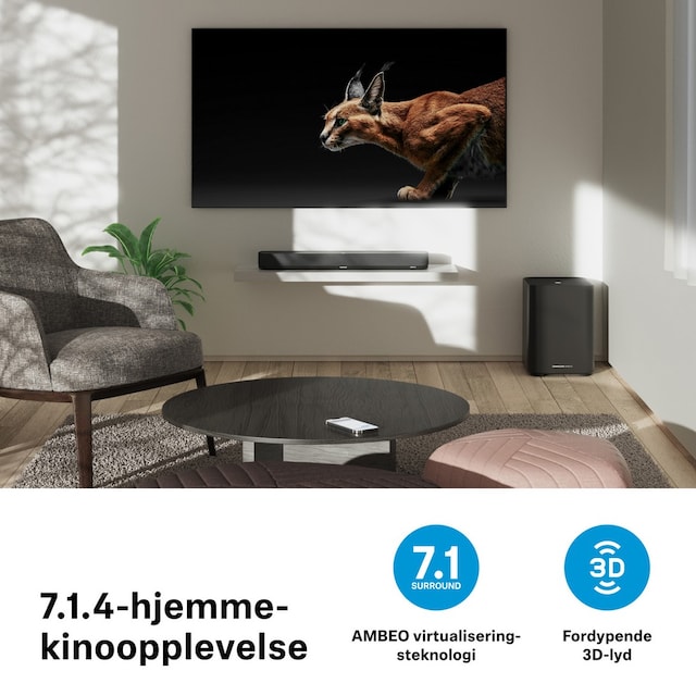 Sennheiser AMBEO Soundbar Mini Sennheiser AMBEO Soundbar Mini