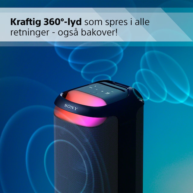 Kraftig 360 lyd