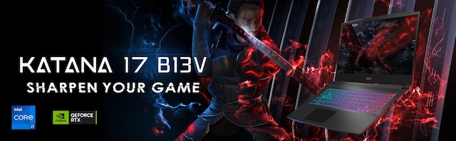 MSI Katana 17 17,3" FHD 144 Hz gaminglaptop MSI Katana 17 17,3" FHD 144 Hz gaminglaptop