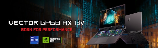 MSI Vector GP68HX 16" gaminglaptop