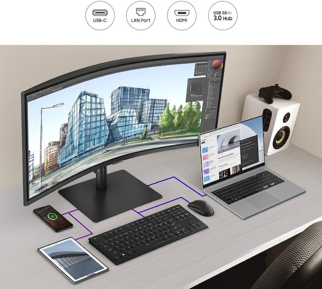 Samsung 34" Curved monitor S34C652VA Samsung 34" Curved monitor S34C652VA