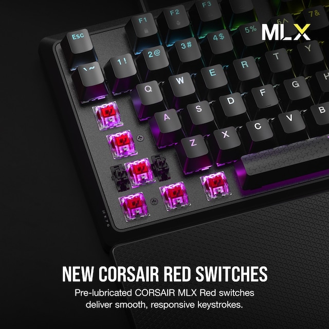 Corsair K70 Core røde brytere Corsair K70 Core røde brytere