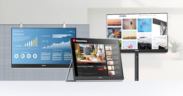 ASUS 24" bærbar skjerm MB249C ASUS 24" bærbar skjerm MB249C