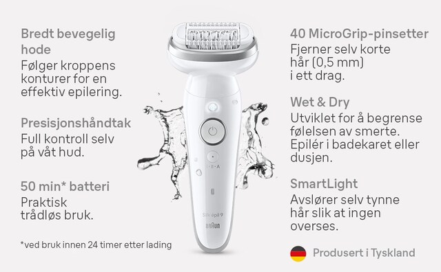 Braun Silk-épil 9 Epilator SES9-041 Braun Silk-épil 9 Epilator SES9-041