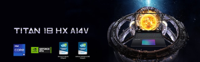 MSI Titan 18 HX 18" MiniLED 120 Hz gaminglaptop MSI Titan 18 HX 18" MiniLED 120 Hz gaminglaptop