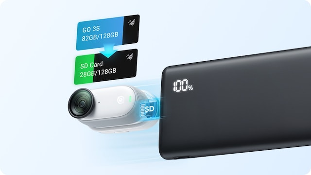 Insta360 GO 3/GO 3S hurtigleser Insta360 GO 3/GO 3S hurtigleser