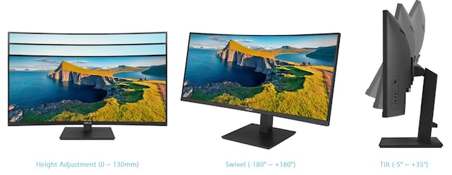 ASUS 34" buet skjerm VA34VCPSN ASUS 34" buet skjerm VA34VCPSN