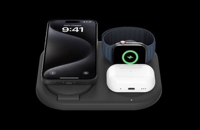 Lad iPhone, Apple Watch og AirPods trådløst samtidig Lad iPhone, Apple Watch og AirPods trådløst samtidig