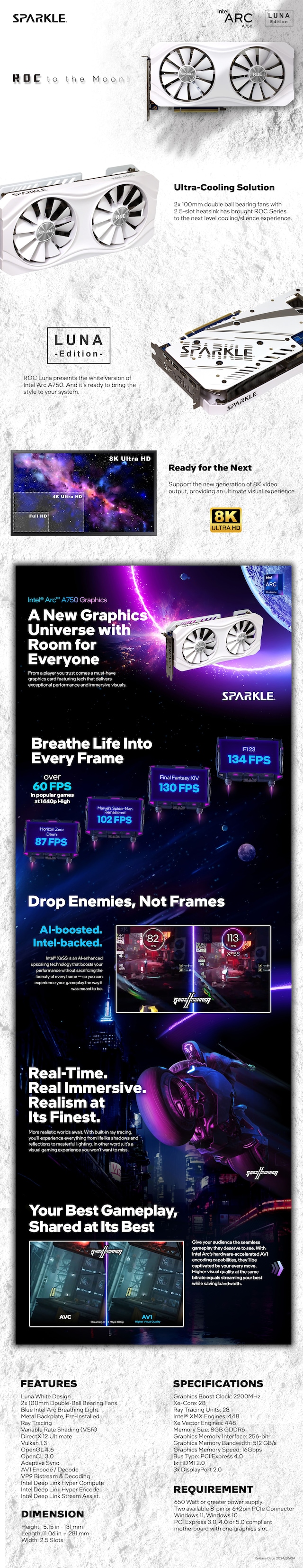 Sparkle Intel Arc A750