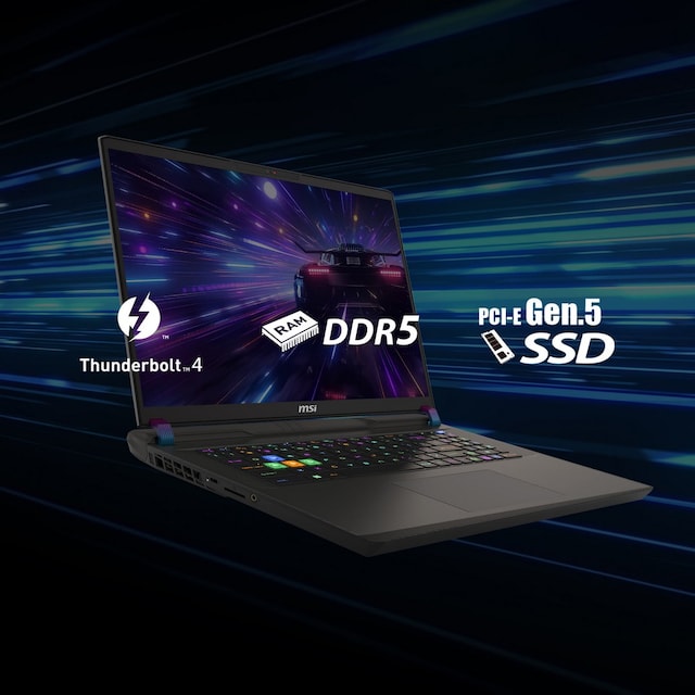 MSI Vector 17 HX 17" gaminglaptop MSI Vector 17 HX 17" gaminglaptop