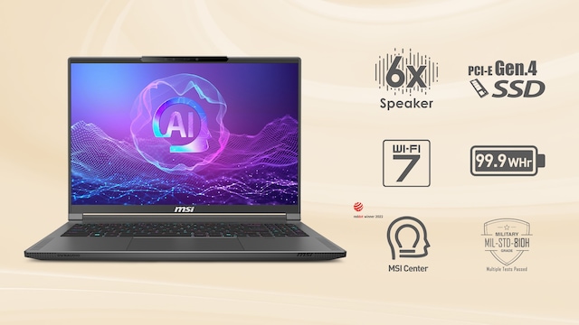 MSI Creator A16 AI+ 16" bærbar PC MSI Creator A16 AI+ 16" bærbar PC